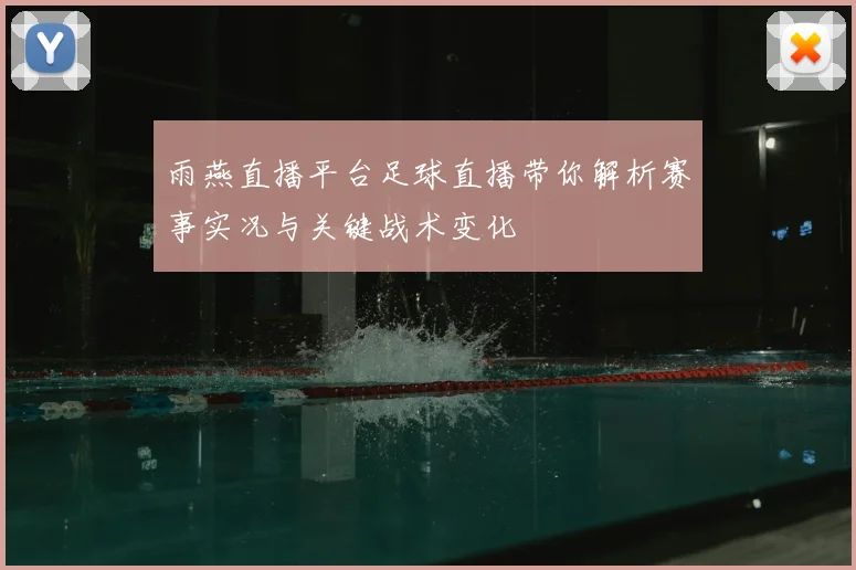 雨燕直播平台足球直播带你解析赛事实况与关键战术变化